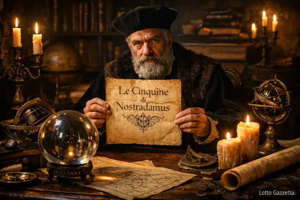 Le cinquine di NOSTRADAMUS del 24/03/2026 7 Le cinquine di NOSTRADAMUS del 24/03/2026