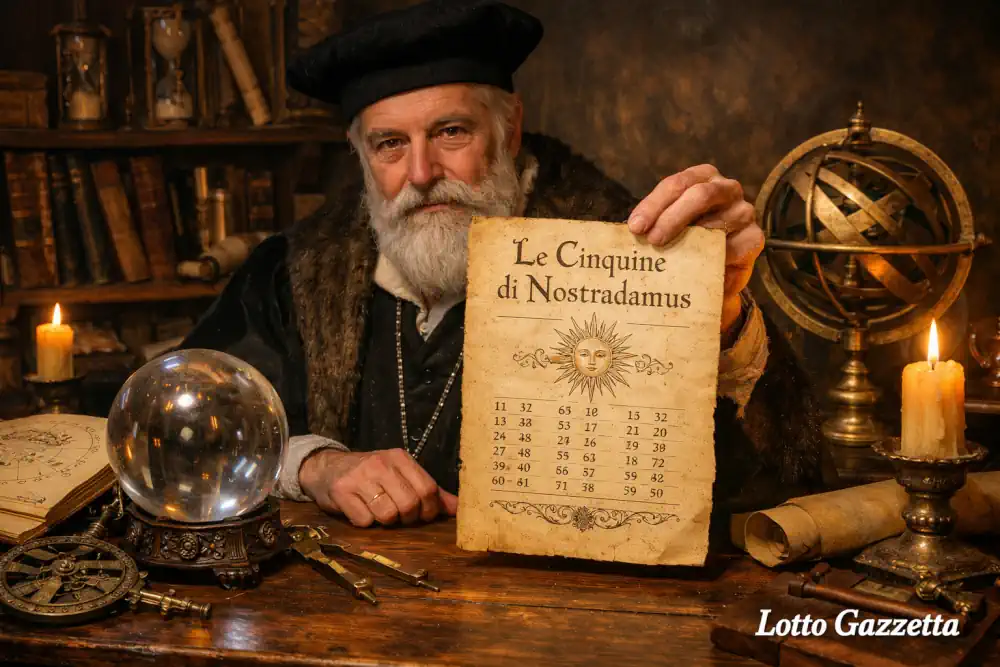 Le cinquine di NOSTRADAMUS del 14/03/2026