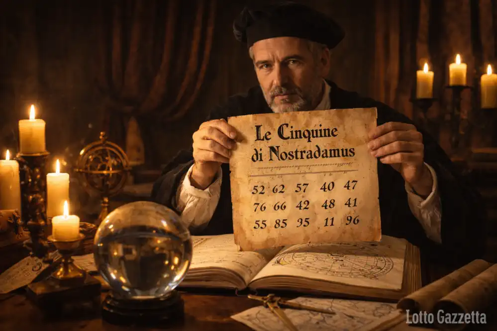 Le cinquine di NOSTRADAMUS del 17/03/2026