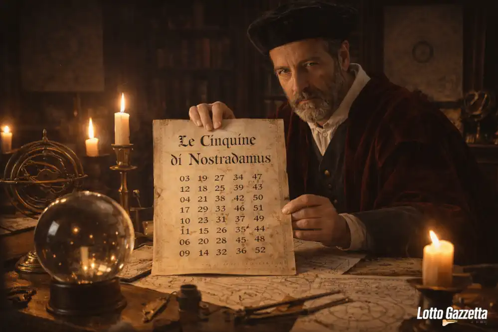 Le cinquine di NOSTRADAMUS del 20/03/2026