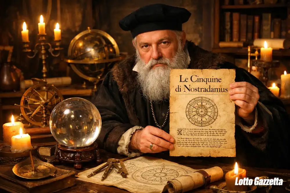 Le cinquine di NOSTRADAMUS del 27/03/2026 8 Le cinquine di NOSTRADAMUS del 27/03/2026