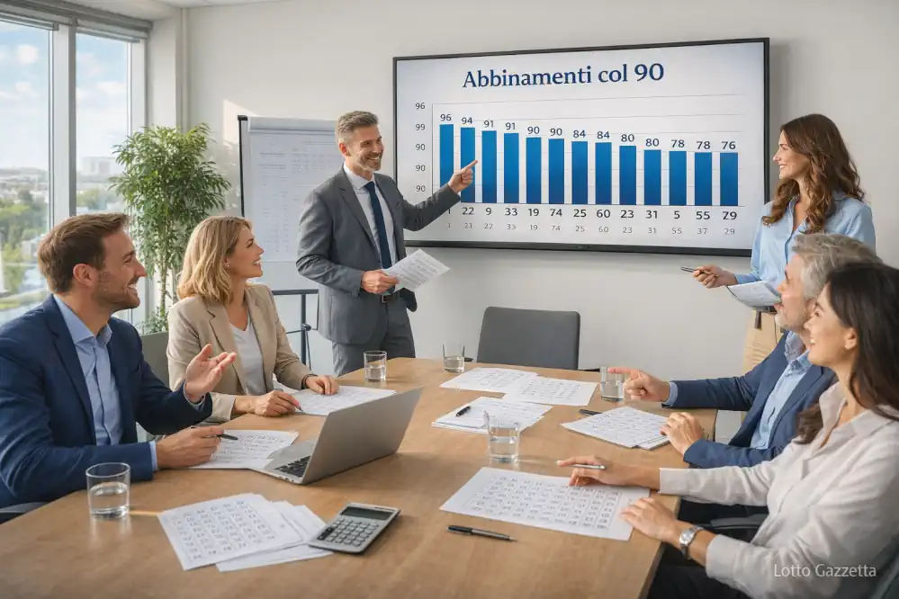 Gli abbinamenti con il 90 del 19/03/2026