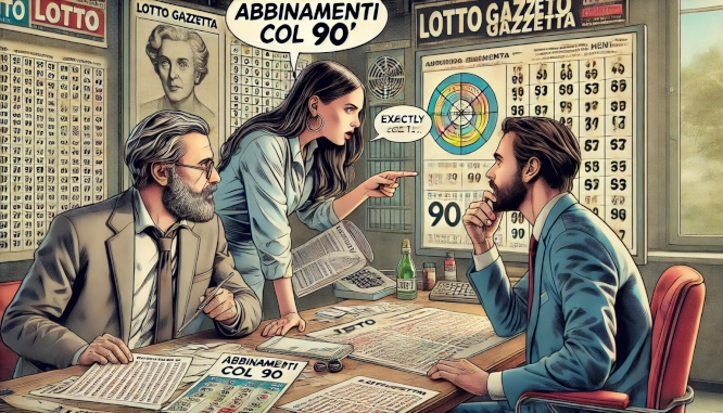 Gli abbinamenti con il 90 del 24/03/2026 5 Gli abbinamenti con il 90 del 24/03/2026