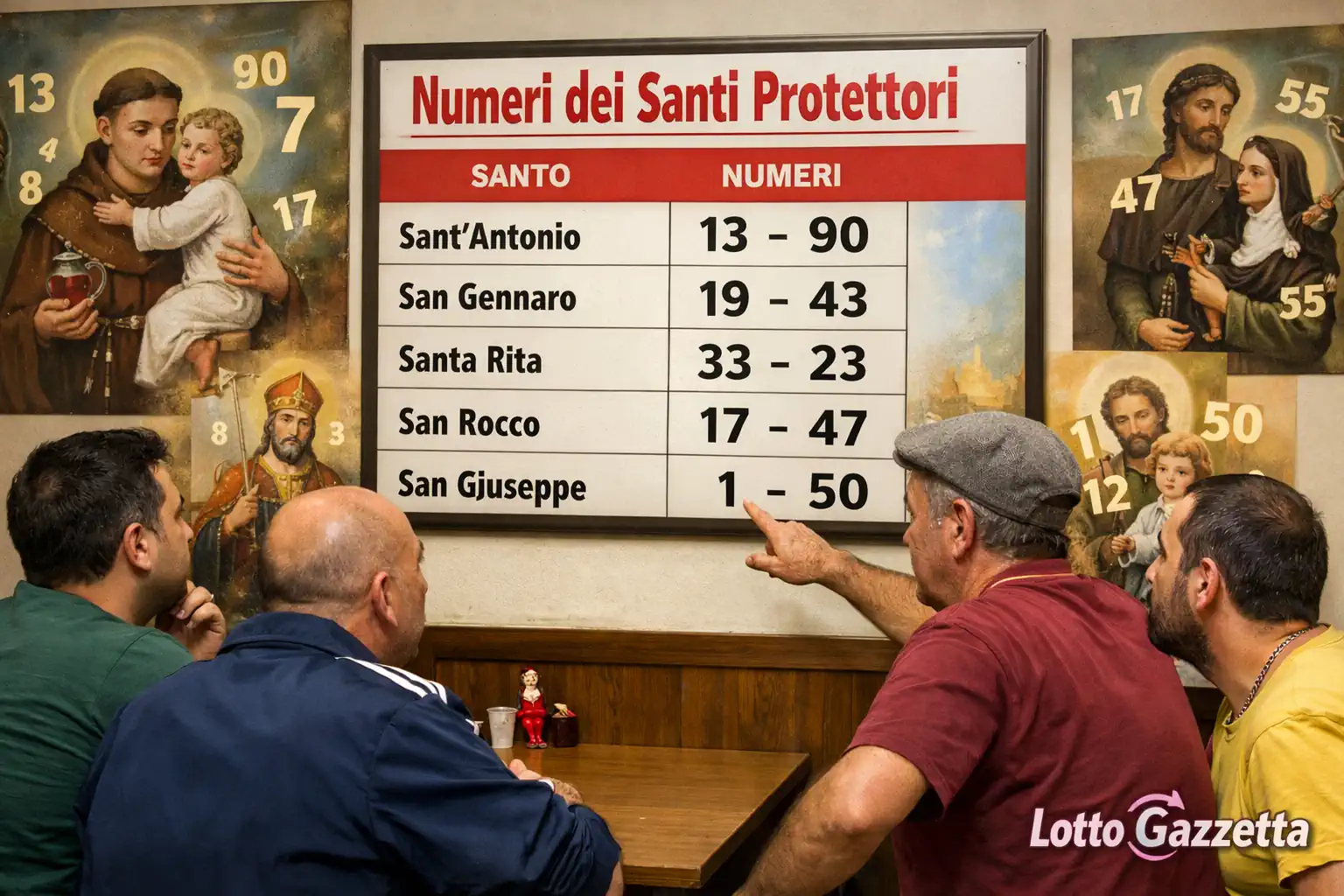 Numeri del Santo Protettore del 12/03/2026