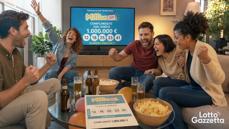 MillionDay oggi: numeri vincenti ed Extra 5 Estrazioni MillionDay e MillionDay Extra