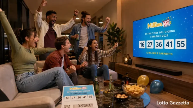 MillionDay oggi: numeri vincenti ed Extra