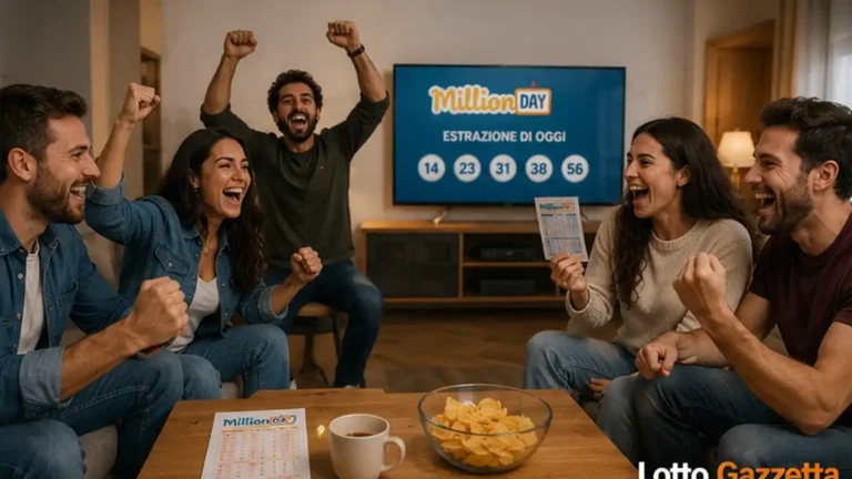 MillionDay oggi: numeri vincenti ed Extra 3 MillionDay oggi: numeri vincenti ed Extra
