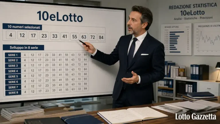 10eLotto serale: 8 serie da seguire per 9 concorsi 4 10eLotto serale: 8 serie da seguire per 9 concorsi