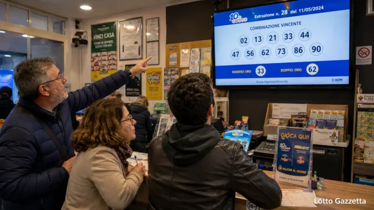 Estrazioni 10eLotto oggi: risultati e numeri vincenti 3 Estrazioni del 10eLotto