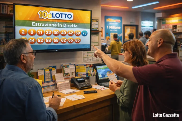 Estrazioni del 10eLotto del 18/04/2026