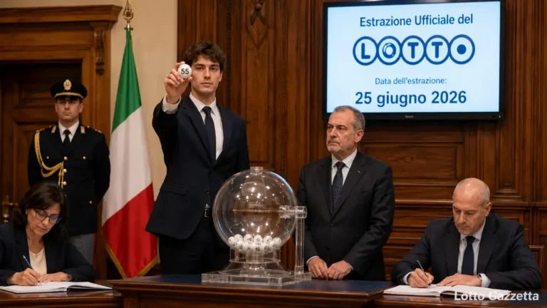 Estrazioni del Lotto di oggi