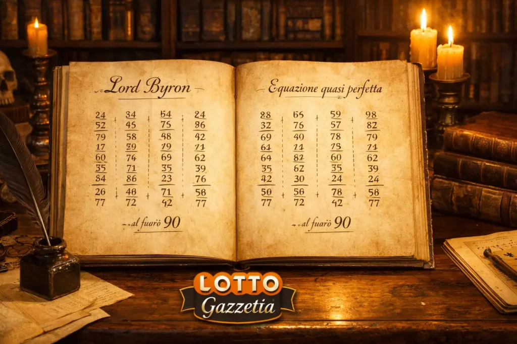Cabala di Lord Byron e Lotto 7 aprile 2026