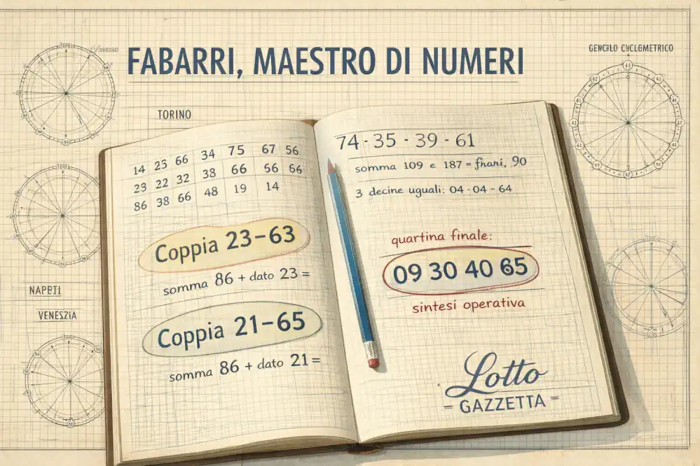 Fabarri e la Ripetizione del Numero del 17 Aprile 9 Fabarri e la Ripetizione del Numero del 17 Aprile