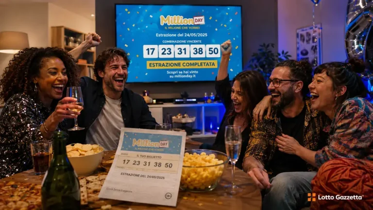 MillionDay oggi: numeri vincenti ed Extra 5 Estrazioni MillionDay e MillionDay Extra