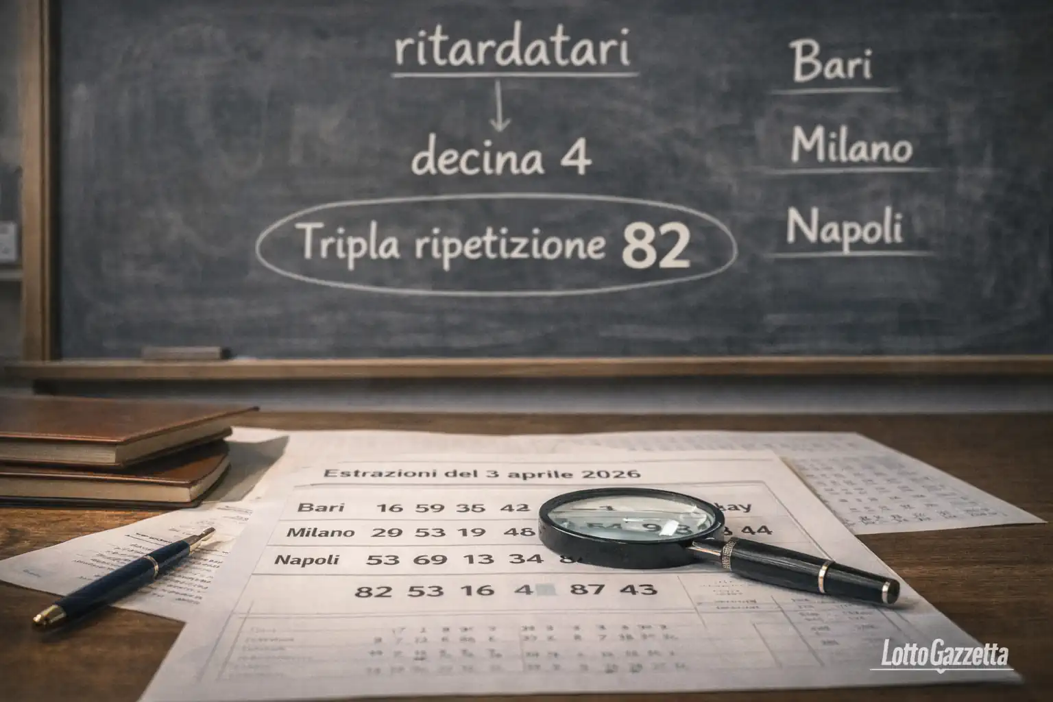 Analisi Lotto 3 aprile 2026: 82 triplo e 41 da 99 9 Analisi Lotto 3 aprile 2026: 82 triplo e 41 da 99