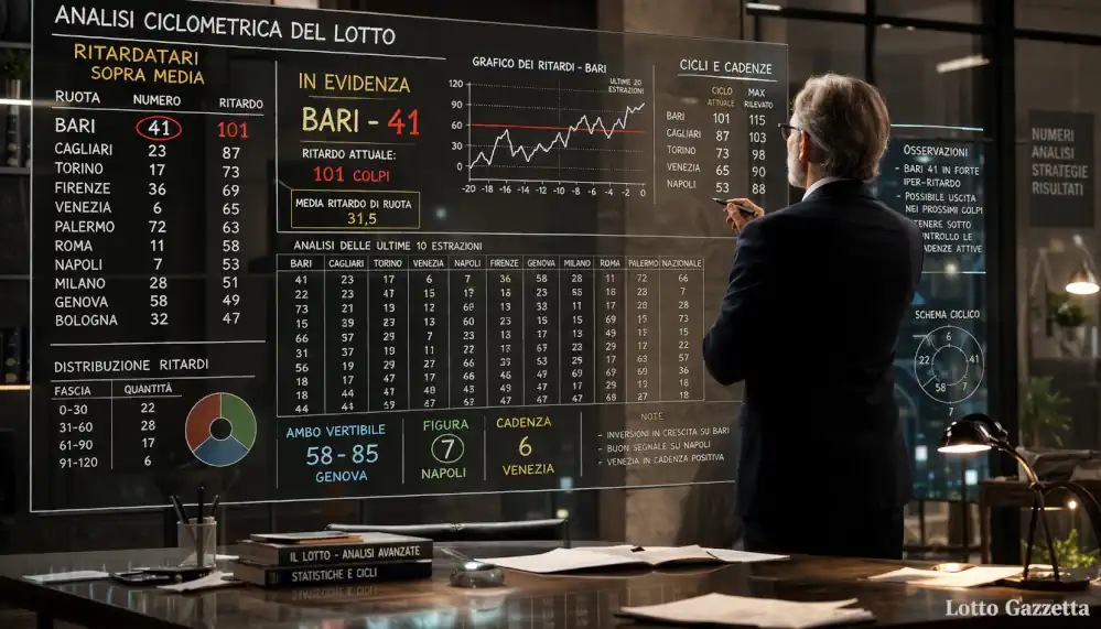 Analisi Lotto 7 aprile 2026: Bari 41 a quota 101 6 Analisi Lotto 7 aprile 2026: Bari 41 a quota 101