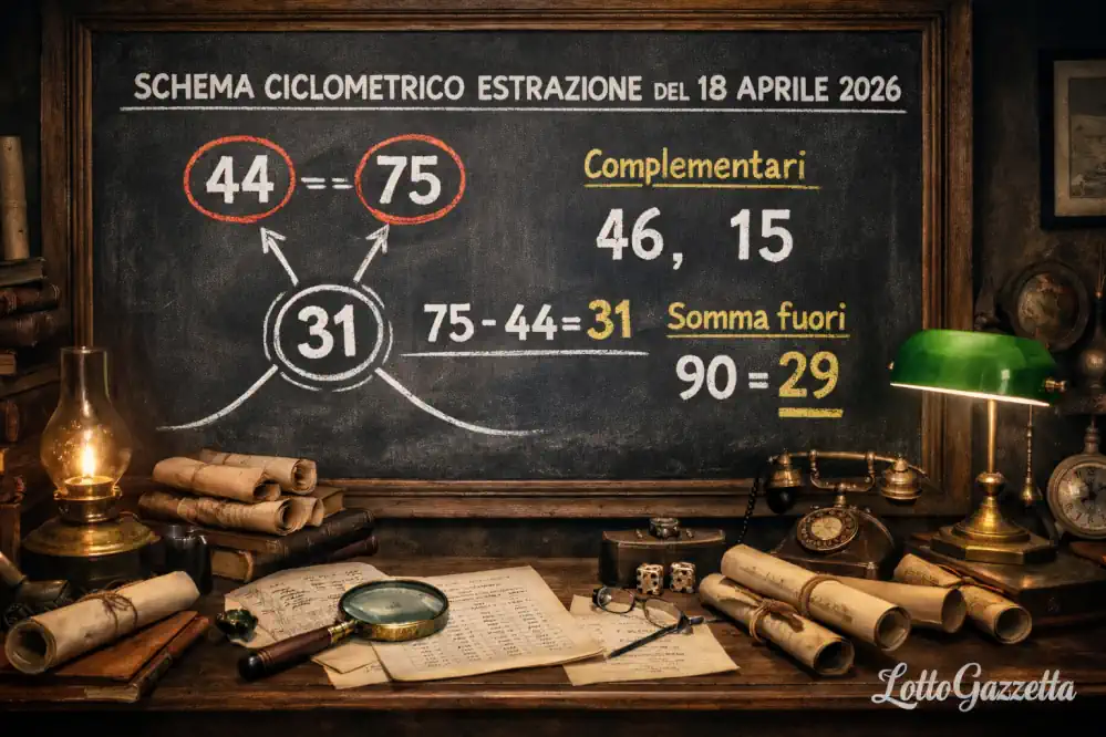 Analisi Lotto 18 aprile 2026: doppia isotopia e 31 6 Analisi Lotto 18 aprile 2026: doppia isotopia e 31