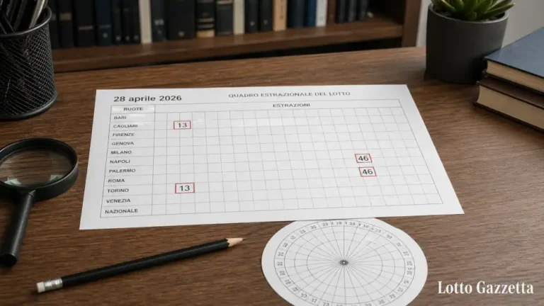 Analisi Lotto 28 aprile 2026: doppia isotopia 5 Analisi Lotto 28 aprile 2026: doppia isotopia