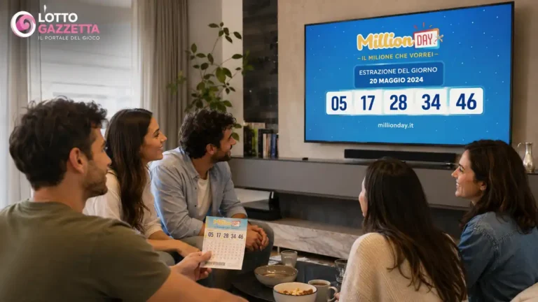 MillionDay oggi: numeri vincenti ed Extra
