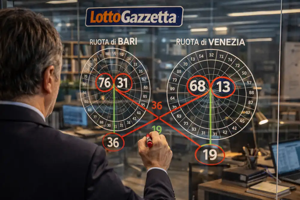 Lotto Facile di Manara: doppia base Bari-Venezia 9 Lotto Facile di Manara: doppia base Bari-Venezia