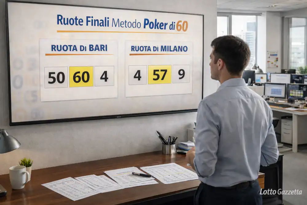Poker di 60: 14 casi perfetti sempre vincenti con previsione 6 Poker di 60: 14 casi perfetti sempre vincenti con previsione