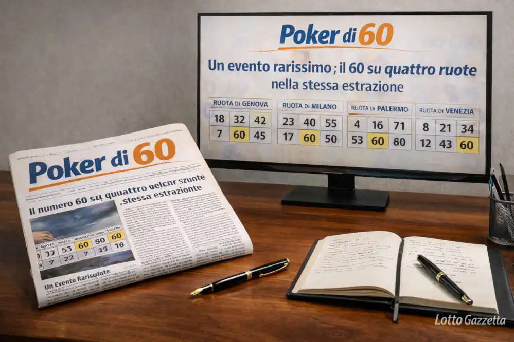 Poker di 60: 14 casi perfetti sempre vincenti con previsione 7 Poker di 60: 14 casi perfetti sempre vincenti con previsione