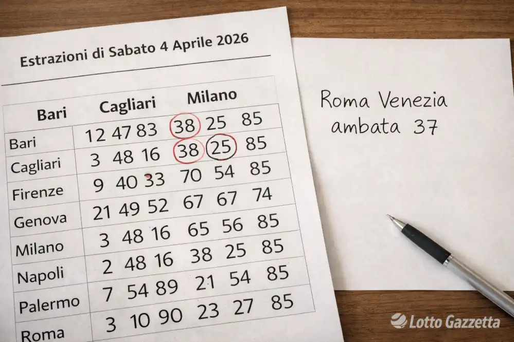 Ambo uguale Cagliari Milano: 27 casi straordinari 7 Ambo uguale Cagliari Milano: 27 casi straordinari