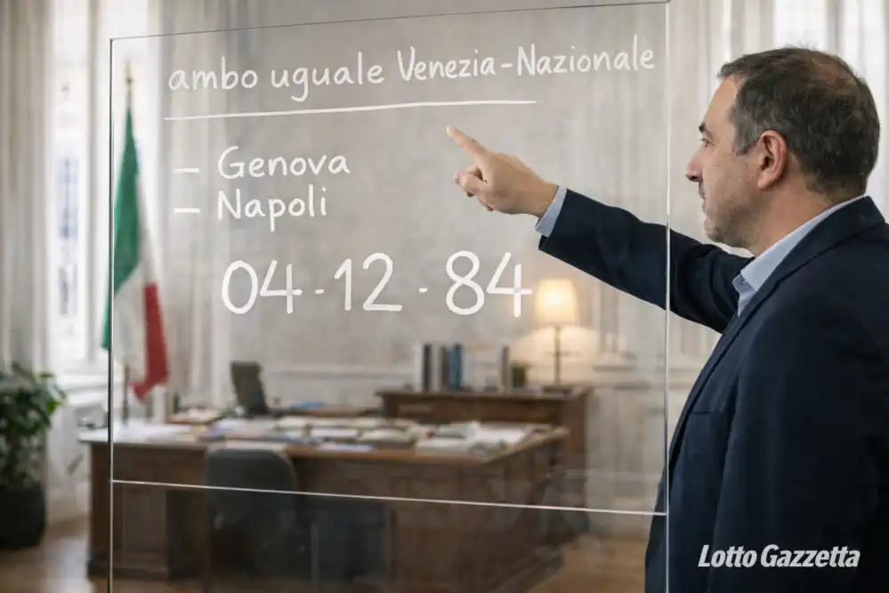 Ambo uguale Venezia Nazionale: 8 casi top 7 Ambo uguale Venezia Nazionale: 8 casi top