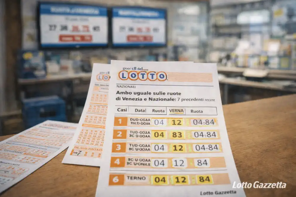 Ambo uguale Venezia Nazionale: 8 casi top 9 Ambo uguale Venezia Nazionale: 8 casi top