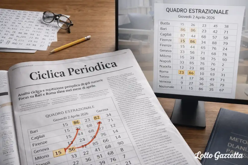 Ciclica Periodica: 8 casi perfetti e gioco per ambo e terno 6 Ciclica Periodica: 8 casi perfetti e gioco per ambo e terno