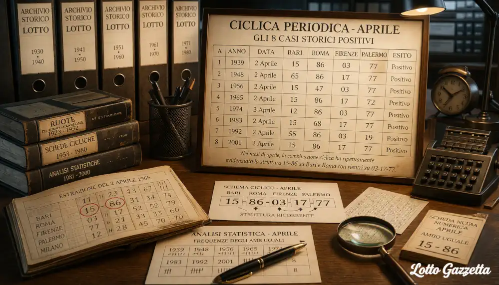 Ciclica Periodica: 8 casi perfetti e gioco per ambo e terno 7 Ciclica Periodica: 8 casi perfetti e gioco per ambo e terno