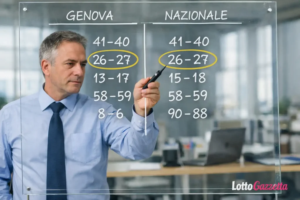Ambo isotopo Genova Nazionale: 15 casi con 4 ambi secchi
