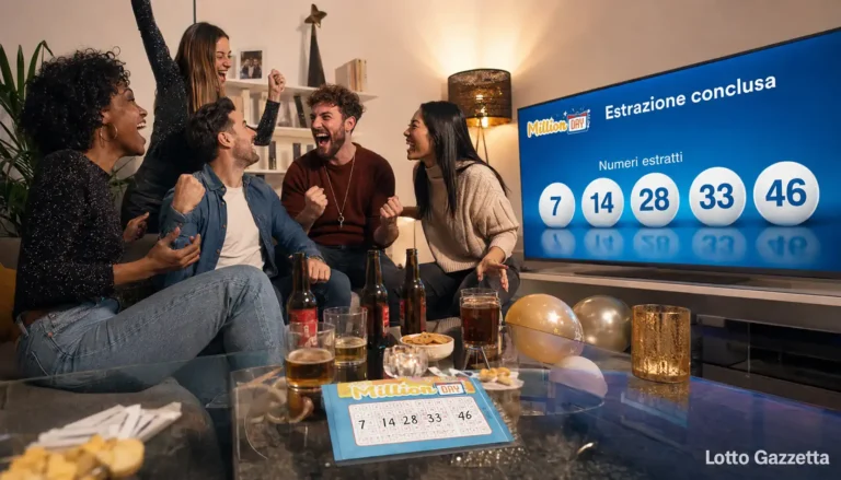 MillionDay oggi: numeri vincenti ed Extra