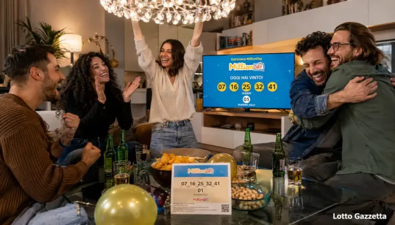 MillionDay oggi: numeri vincenti ed Extra