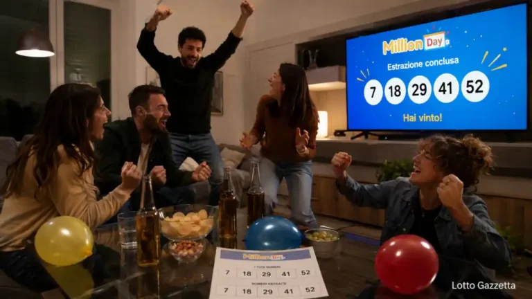 MillionDay e MillionDayExtra di oggi 4 MillionDay e MillionDay Extra