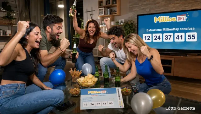 MillionDay oggi: numeri vincenti ed Extra