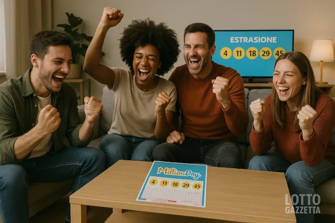 MillionDay oggi: numeri vincenti ed Extra 4 MillionDay e MillionDay Extra