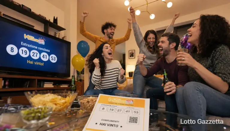 MillionDay oggi: numeri vincenti ed Extra