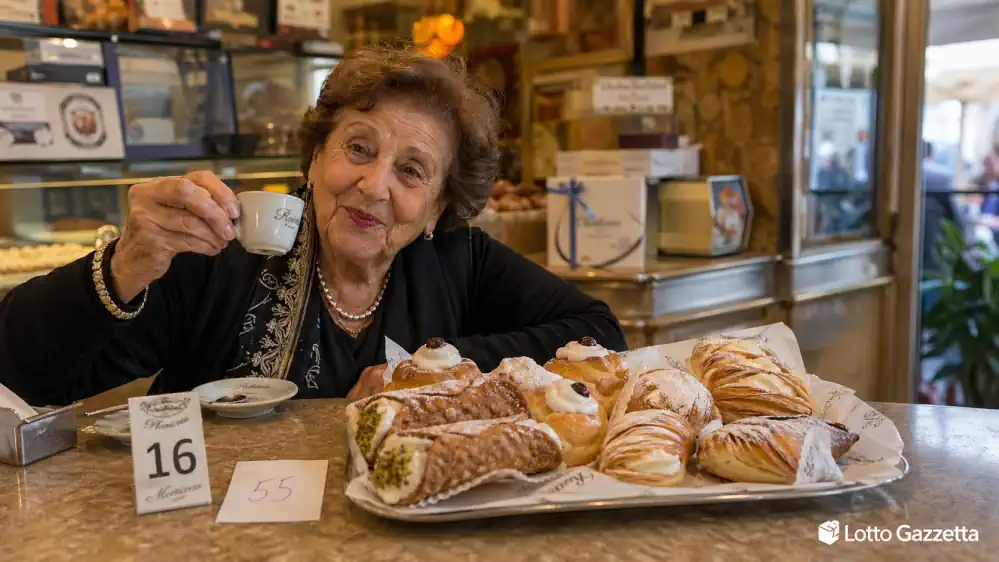 Ambo secco della Nonna in pasticceria
