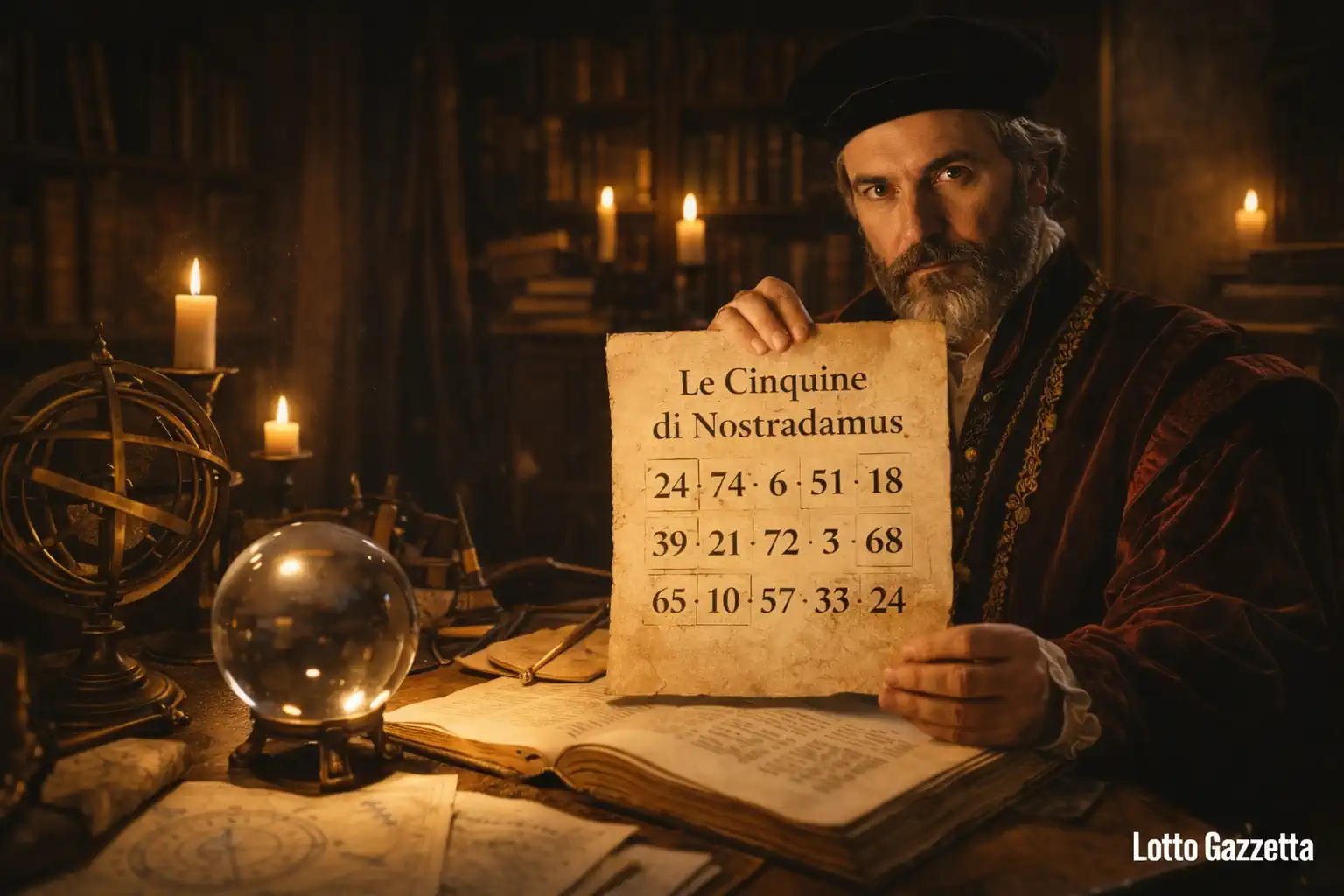 Le cinquine di NOSTRADAMUS del 07/04/2026