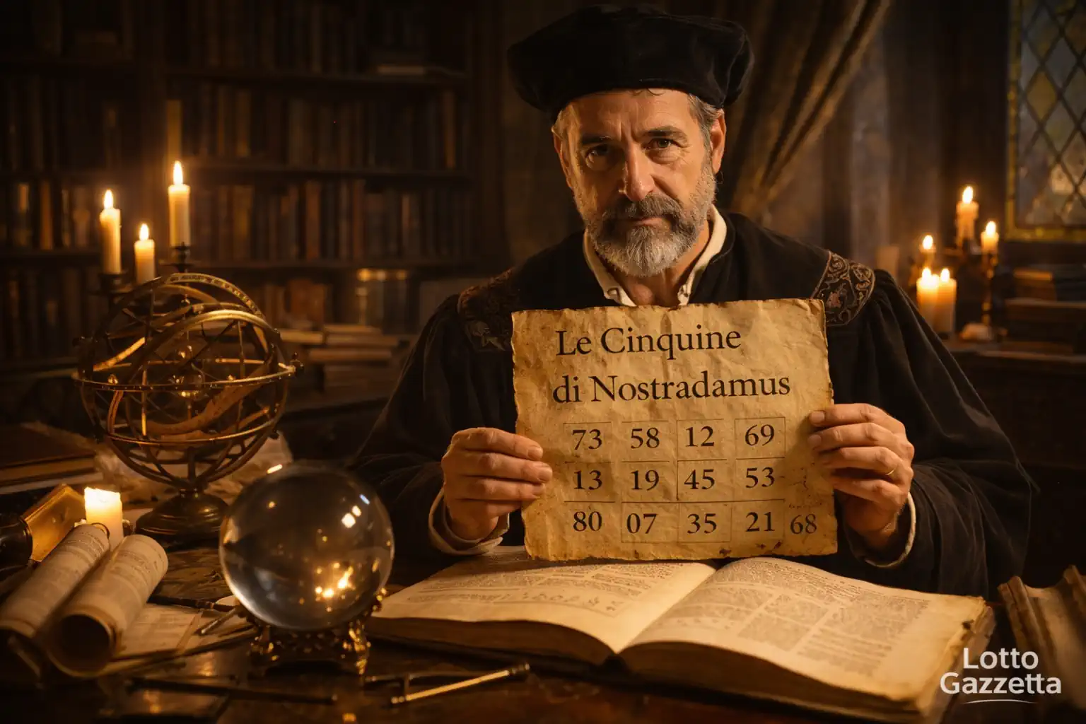 Le cinquine di NOSTRADAMUS del 16/04/2026 9 Le cinquine di NOSTRADAMUS del 16/04/2026