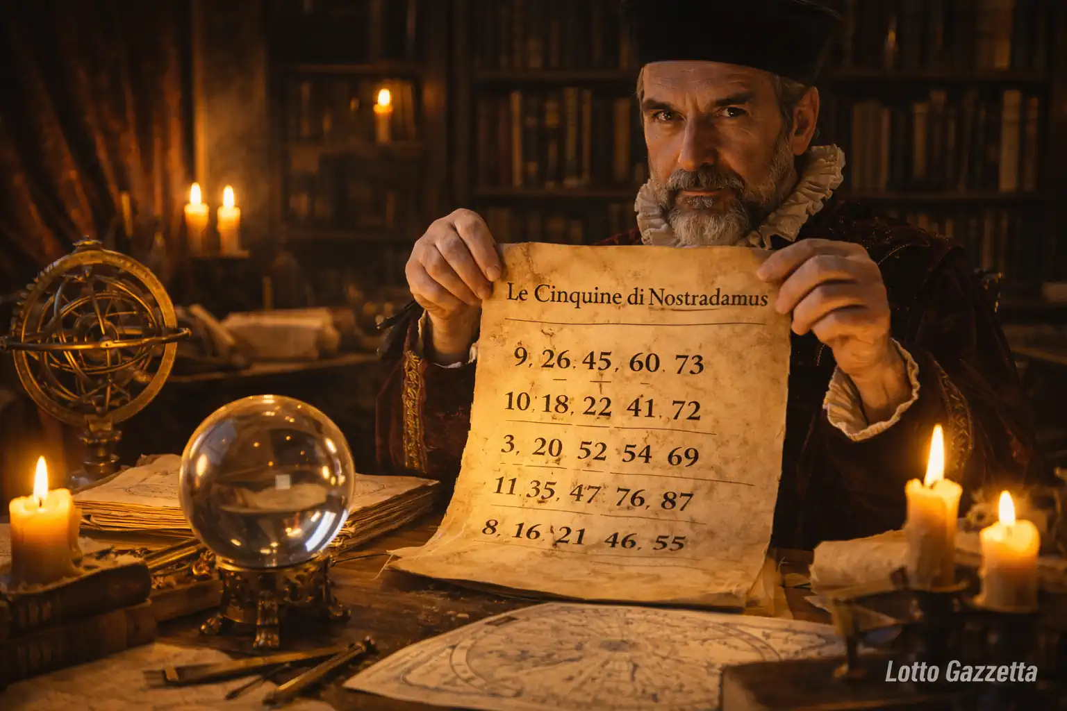 Le cinquine di NOSTRADAMUS del 17/04/2026 6 Le cinquine di NOSTRADAMUS del 17/04/2026