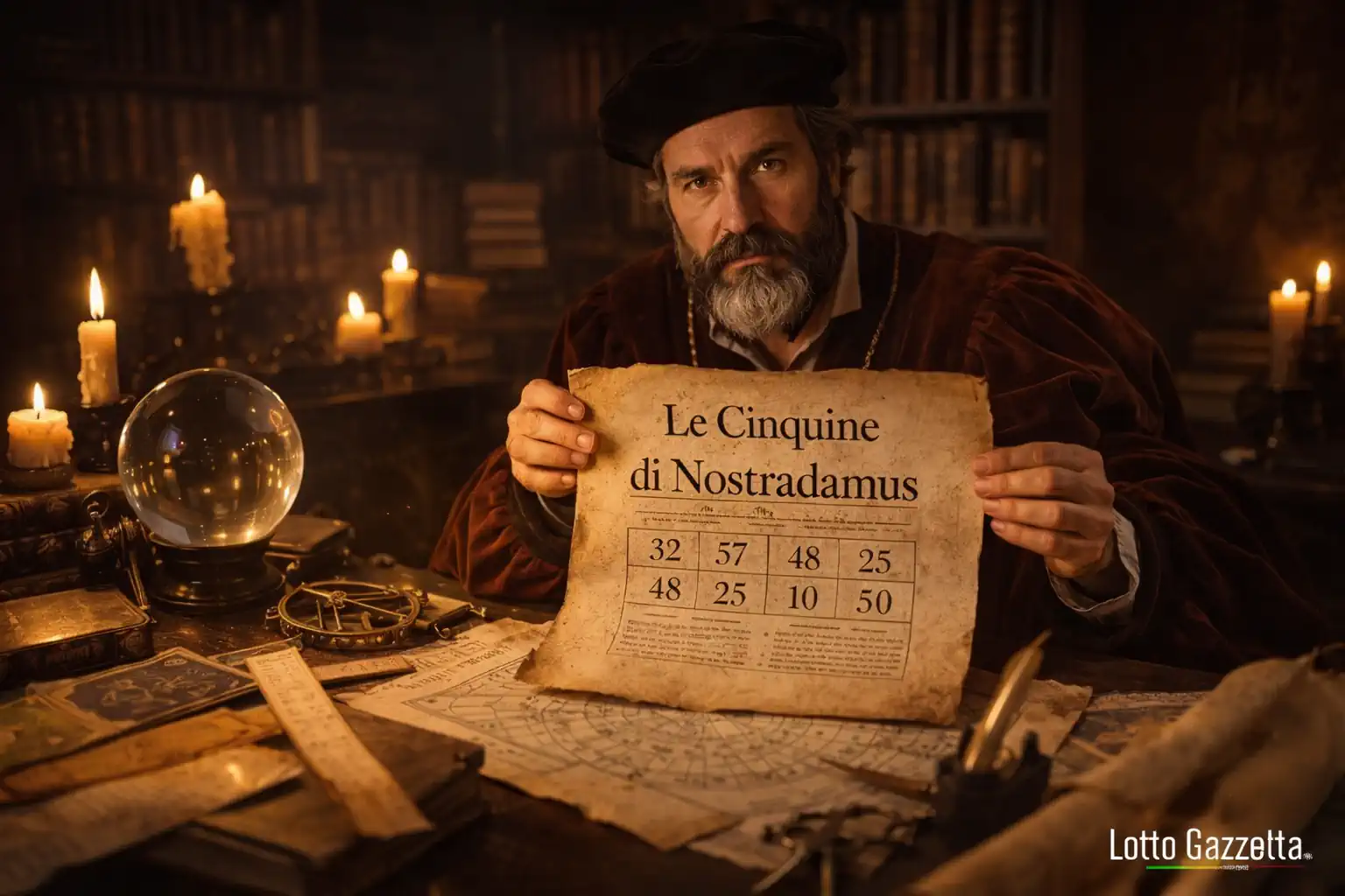 Le cinquine di NOSTRADAMUS del 18/04/2026