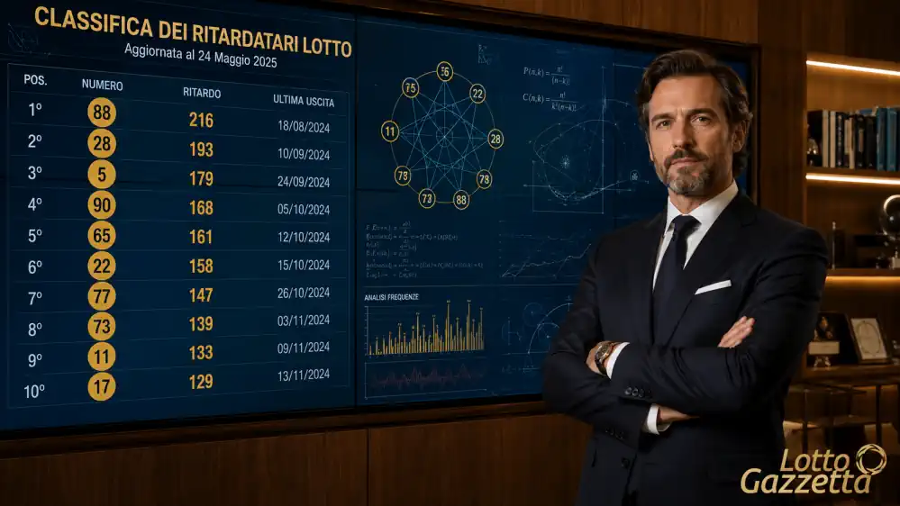Ritardatari Lotto: il 40 domina Napoli 5 Ritardatari Lotto: il 40 domina Napoli