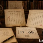 Tavole di Agrippa Lotto: il 17 chiama il 68