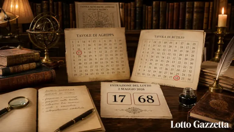 Tavole di Agrippa Lotto: il 17 chiama il 68 5 Tavole di Agrippa Lotto: il 17 chiama il 68