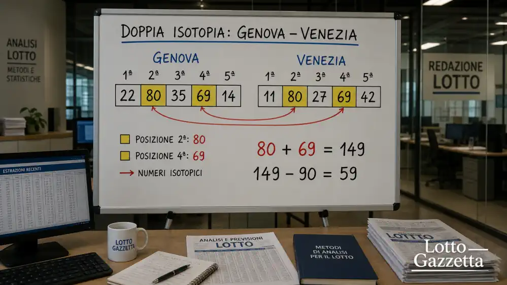 Analisi Lotto 4 maggio: doppia isotopia 80-69 6 Analisi Lotto 4 maggio: doppia isotopia 80-69