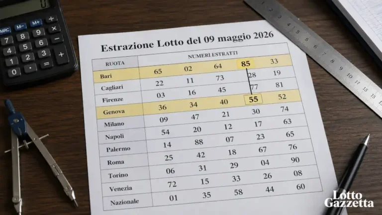 Coppia equidistante Lotto: 10 Bari Genova 5 Coppia equidistante Lotto: 10 Bari Genova