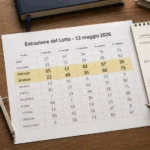 Analisi Lotto 12 maggio: il 58 in chiusura