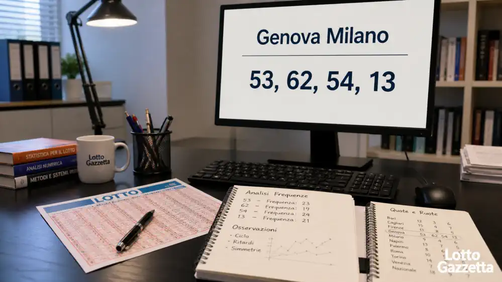 Ambi uguali isotopi Genova Venezia: 53 forte 9 Ambi uguali isotopi Genova Venezia: 53 forte